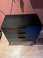 WOOOD Adam ladekast - Grenen & Staal, Huis en Inrichting, Kasten | Dressoirs, Ophalen, Gebruikt, 50 tot 100 cm, Met lade(s)