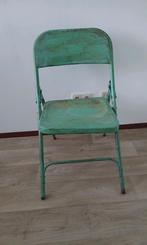 Originele vintage klapstoel uit de jaren 60 - poonam, Ophalen, Gebruikt, Overige kleuren, Metaal