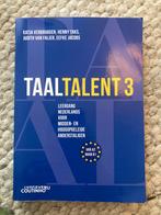 Taaltalent 3 lesboek inburgering NT2 Nederlands A2 naar B1, Boeken, Ophalen of Verzenden, Alpha, Zo goed als nieuw, Niet van toepassing