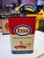 Vintage Esso Olieblik Upper Motor Lubricant 1L, Ophalen of Verzenden, Gebruikt, Overige