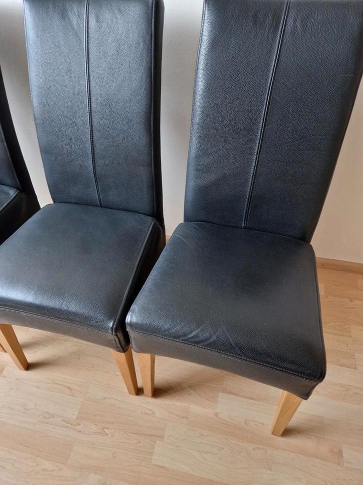 4x zwarte eetkamerstoelen!!, Huis en Inrichting, Stoelen, Zo goed als nieuw, Vier, Zwart, Ophalen