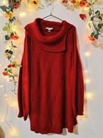 Heerlijk warme rode vintage aran gebreide coltrui, Kleding | Dames, Ophalen of Verzenden, Zo goed als nieuw, Maat 46/48 (XL) of groter