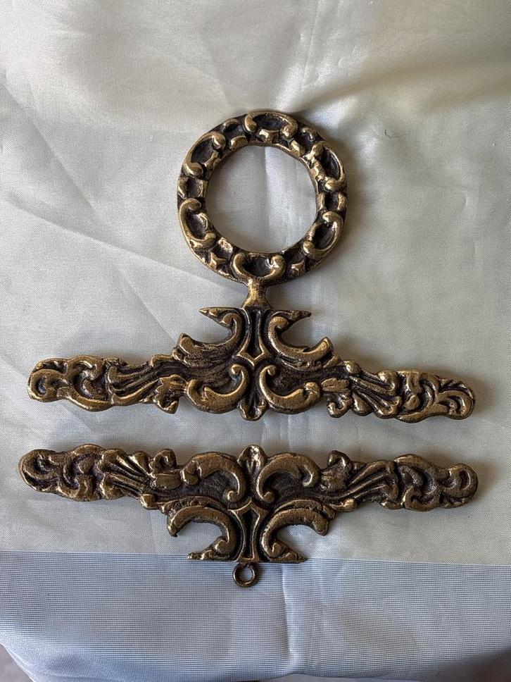 Koperen Borduurwerk Ophang - Mooie Details!, Huis en Inrichting, Woonaccessoires | Kapstokken, Gebruikt, Overige typen, Minder dan 100 cm