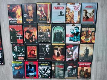 Diverse DVD' s series en losse films in verschillende  genre beschikbaar voor biedingen