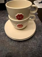 Douwe Egberts cappuccino kopjes, Huis en Inrichting, Keuken | Servies, Ophalen, Zo goed als nieuw, Overige stijlen, Kop(pen) en/of Schotel(s)