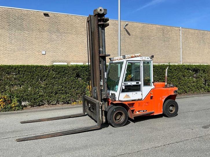 Dantruck 09 Turbo Vorkheftruck, Zakelijke goederen, Machines en Bouw | Heftrucks en Intern transport, Heftruck, Overige aandrijving