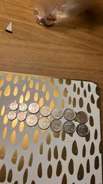 Partij 25 cent en 10 cent oude munten, Ophalen of Verzenden