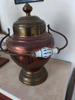 Koperen Pot met Porseleinen Handvat, Ophalen, Koper