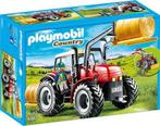 Playmobil - rode tractor, Ophalen of Verzenden, Zo goed als nieuw