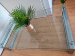 Trendy tempered glass salon tafel, Zo goed als nieuw, Minder dan 50 cm, Rechthoekig, 50 tot 100 cm