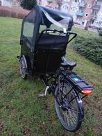 Elektrisch bakfiets troy 7v - Nieuwe Huif, 4 kinderen of meer, Huif, Zo goed als nieuw, Ophalen
