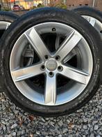 17inch Audi velgen + dunlop zomerbanden, Auto-onderdelen, Banden en Velgen, Ophalen, Gebruikt, Banden en Velgen, 17 inch