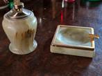 Onyx tafel Aansteker & Asbak Set, Ophalen of Verzenden