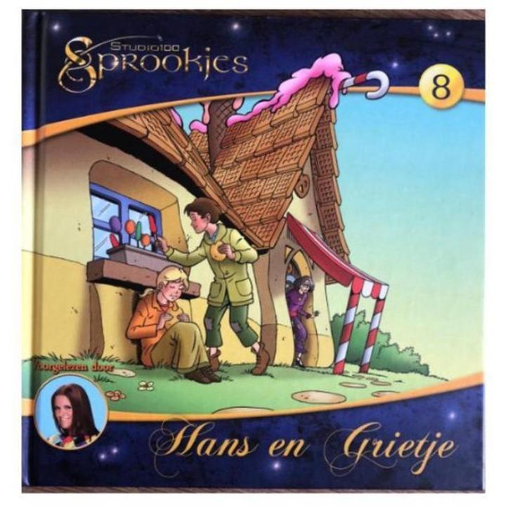 Studio 100 sprookjes 8 Boek met krasvrije cd Hans en Grietje, Boeken, Kinderboeken | Kleuters, Zo goed als nieuw, Sprookjes, Ophalen of Verzenden