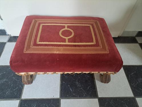 Bijzondere Antieke Voetenbank, Antiek en Kunst, Antiek | Meubels | Stoelen en Banken, Ophalen of Verzenden