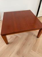 Salontafel 110x110 en bijzettafel 70x70 kersenhout, Ophalen