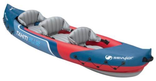 Tahiti kano met peddels z.g.a.n., Watersport en Boten, Kano's, Zo goed als nieuw, Kajak, Twee personen, Opblaasbaar, Met peddels