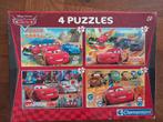 Cars puzzel 4 in 1, compleet, Ophalen of Verzenden, 10 tot 50 stukjes, Zo goed als nieuw