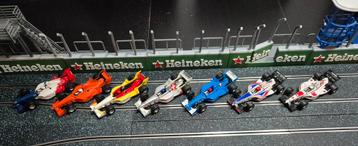 7 Scalextric F1 A1 1/32 modellen beschikbaar voor biedingen