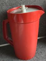 Vintage Rode Waterkan | Tupperware, Ophalen of Verzenden, Gebruikt