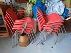10 stuks Kartell Maui stoelen, Ophalen, Gebruikt, Vintage, Rood