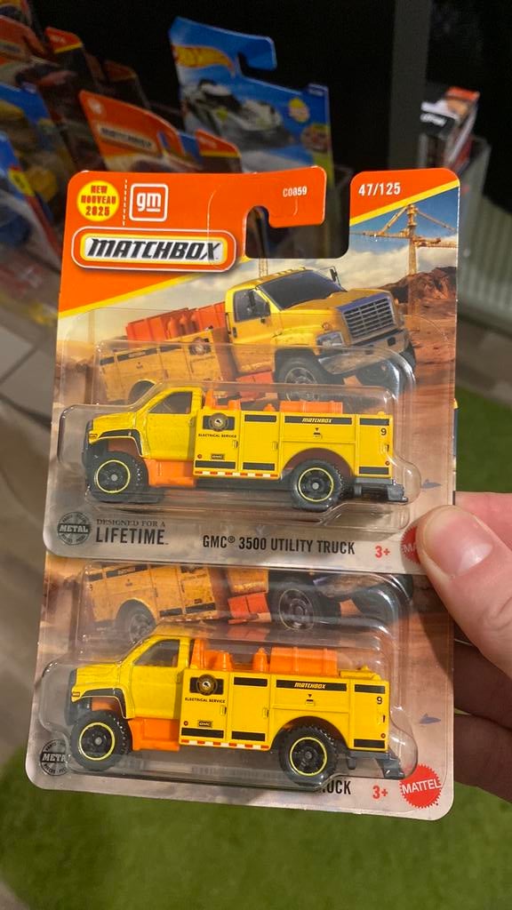 Matchbox GMC 3500 Utility Truck, Ophalen of Verzenden, Nieuw, Bus of Vrachtwagen