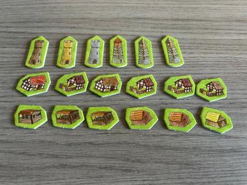 Carcassonne Mini-uibreiding Kleine Gebouwen beschikbaar voor biedingen