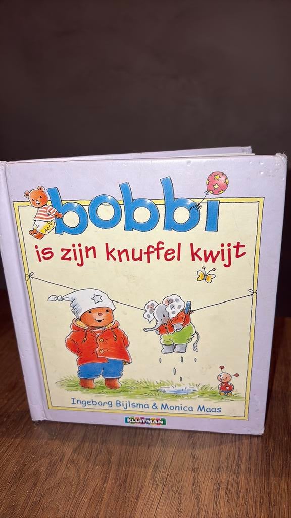 KR_7 Monica Maas - Bobbi is zijn knuffel kwijt, Gelezen, 3 tot 4 jaar, Ophalen of Verzenden, Monica Maas; Ingeborg Bijlsma