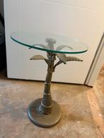 Bijzettafel Palmboom Goudbrons, Minder dan 55 cm, Rond, Ophalen, 45 tot 60 cm
