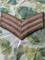 Wo2 Engelse uniform mouw rang Sergeant, Ophalen of Verzenden, Landmacht, Engeland, Embleem of Badge
