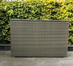 Kussenbox XXL grijs wicker voor tuinkussens, Ophalen, Gebruikt