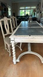 Maison Provence & fils eettafel met 5 eetstoelen, Huis en Inrichting, Complete eetkamers, Ophalen, Gebruikt, Provinciaals, 4 tot 6 stoelen