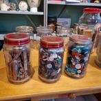 Vintage Glazen Voorraadpotten - Verschillende Maten, Minder dan 50 cm, Gebruikt, Minder dan 50 cm, Ophalen of Verzenden