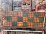 Zeer gave antieke estrikken groen geel 15x15 20.5M2!, Gebruikt, Steen of Klei, Minder dan 50 cm, Ophalen of Verzenden