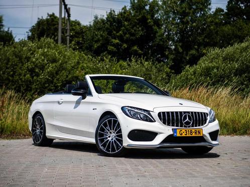 Mercedes C-klasse Cabrio C43 AMG 367PK Speedshift 4MATIC Bur, Auto's, Mercedes-Benz, Bedrijf, Te koop, C-Klasse, 360° camera, 4x4