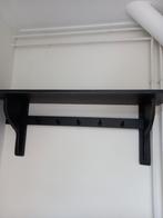 Zwart brocante kapstok, Huis en Inrichting, Gebruikt, Minder dan 100 cm, Hout, Ophalen
