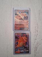 2  prachtige Pokemon Charizard kaarten, Ophalen of Verzenden, Zo goed als nieuw, Meerdere kaarten
