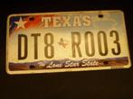 Kentekenplaat licenseplate Texas no. 6 USA, Verzamelen, Automerken, Motoren en Formule 1, Gebruikt, Verzenden