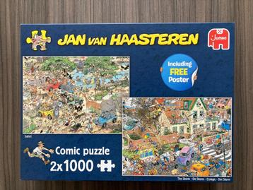 Jan van Haasteren - Safari en De Storm - 2x 1000 stukjes beschikbaar voor biedingen