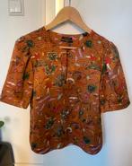 Bruin satijnlook blouse, Scotch&Soda, maat xs, Ophalen, Bruin, Nieuw, Scotch & Soda