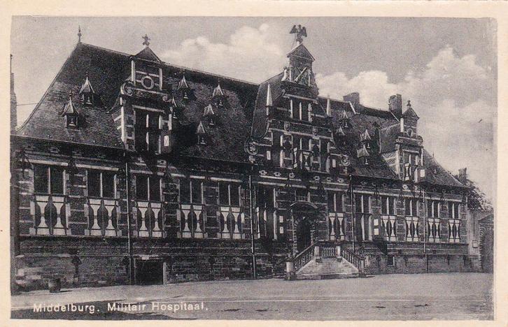 05997 Middelburg - Militair Hospitaal, Verzamelen, Ansichtkaarten | Nederland, Ongelopen, Zeeland, 1940 tot 1960, Verzenden