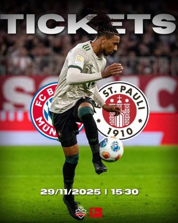 Bayern München - St. Pauli Tickets beschikbaar voor biedingen