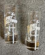 2 unieke shot glaasjes Planet Hollywood Orlando 11 cm x 4 cm, Verzamelen, Glas en Borrelglaasjes, Ophalen of Verzenden, Zo goed als nieuw