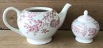 Theepot Churchill Rose Pink en suikerpot, Overige materialen, Overige typen, Ophalen of Verzenden, Zo goed als nieuw