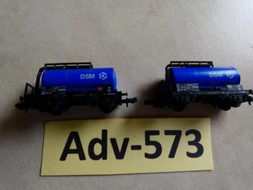 Adv-573 N Spoor Ketelwagons NS 70107 Minitrix NS beschikbaar voor biedingen