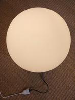 2 x diameter ca 45 cm melkglas Glashutte Vintage Bol-Lampen, Huis en Inrichting, Lampen | Hanglampen, Ophalen, Gebruikt, Glas