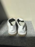 Wit leren espadrilles - in maat 38, Wit, Ophalen of Verzenden, Zo goed als nieuw, Espadrilles of Moccasins