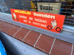 Vintage Michelin Fiets Banden Reclamebord, Ophalen, Reclamebord, Gebruikt, .