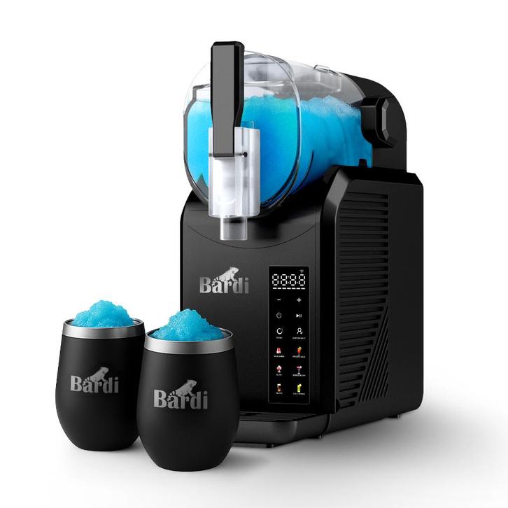 Bardi Slush Puppy Machine, Slush puppy maker – 7-in-1 SET, Witgoed en Apparatuur, IJsmachines, Nieuw, Zelfvriezend, Verzenden