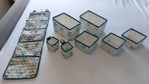 Notudden opbergerset Ikea: deurhanger + opvouwbare doosjes, Kinderen en Baby's, Kinderkamer | Inrichting en Decoratie, Gebruikt
